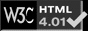 Valid HTML 4.01!
